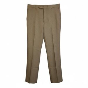 Vintage Sansabelt Golf Slacks 38‎ x 31 Tan Khaki Micro Check